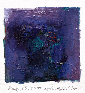 Hiroshi Matsumoto 9x9 abstract painting