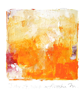 Hiroshi Matsumoto 9x9 abstract painting