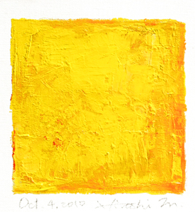 Hiroshi Matsumoto 9x9 abstract painting
