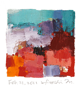 hiroshi matsumoto 9x9 paintings