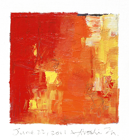 hiroshi matsumoto 9x9 paintings