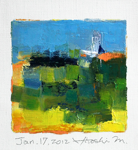 hiroshi matsumoto 9x9 paintings