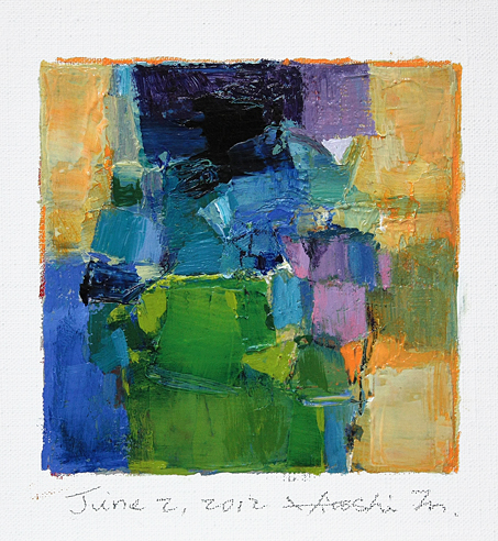 hiroshi matsumoto 9x9 paintings