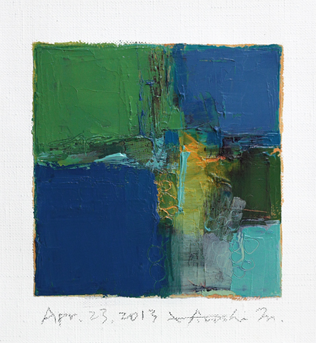 hiroshi matsumoto 9x9 paintings
