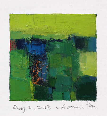 hiroshi matsumoto 9x9 paintings