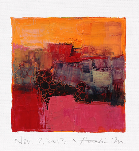 hiroshi matsumoto 9x9 paintings