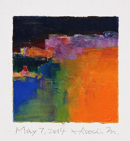 hiroshi matsumoto 9x9 paintings