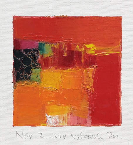 hiroshi matsumoto 9x9 paintings