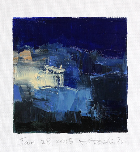 hiroshi matsumoto 9x9 paintings