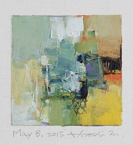 hiroshi matsumoto 9x9 paintings