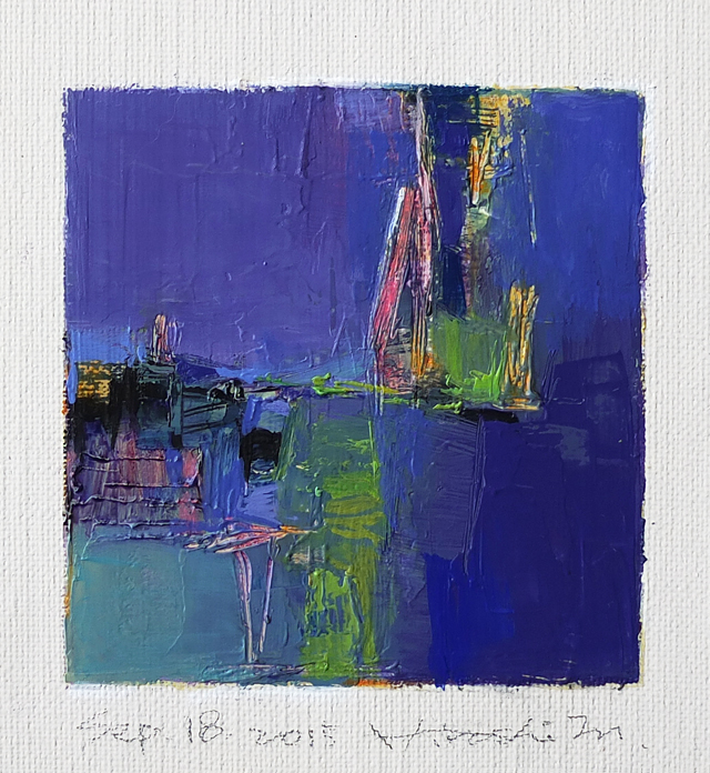 hiroshi matsumoto 9x9 paintings