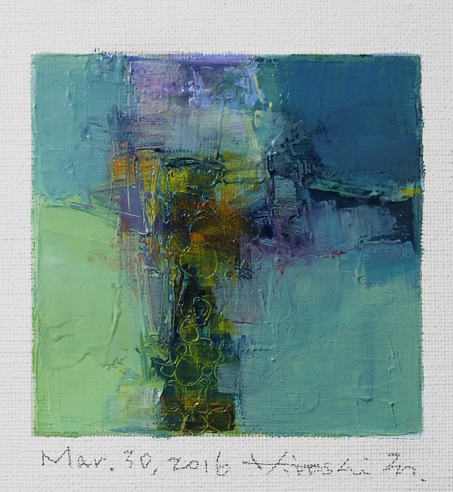 hiroshi matsumoto 9x9 paintings