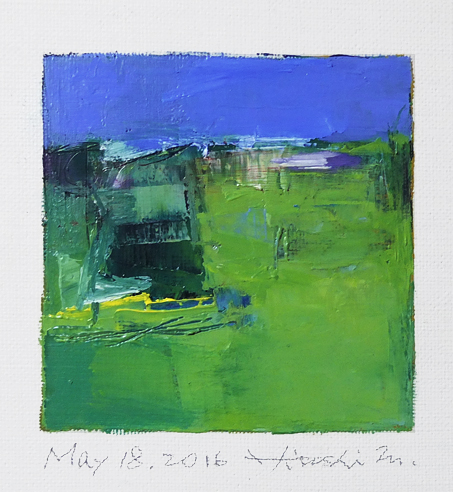 hiroshi matsumoto 9x9 paintings