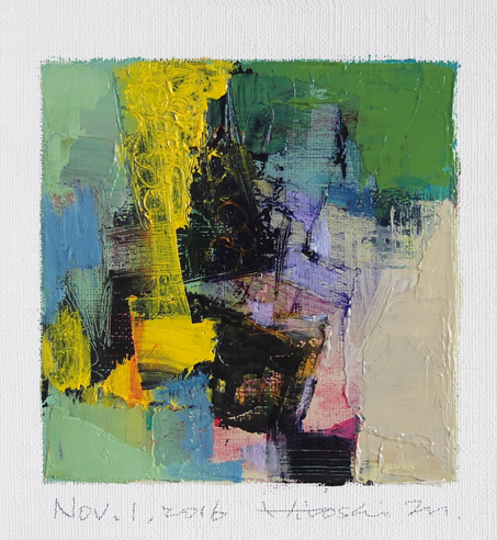 hiroshi matsumoto 9x9 paintings