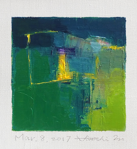 hiroshi matsumoto 9x9 paintings