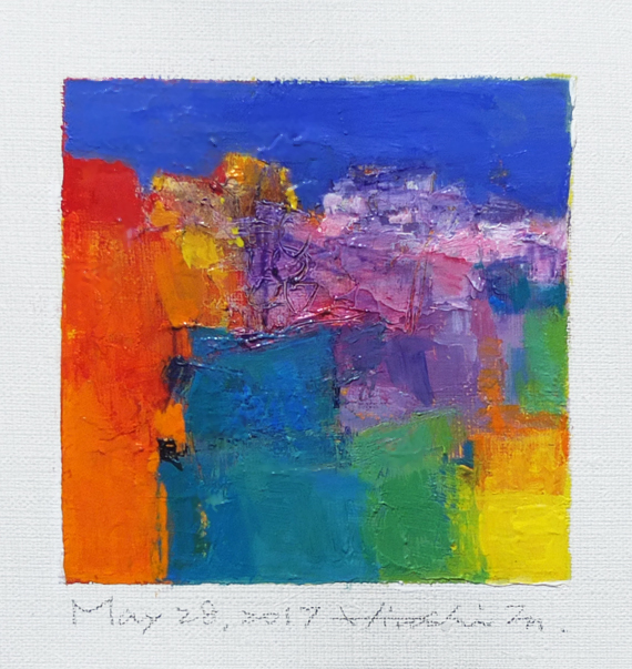 hiroshi matsumoto 9x9 paintings