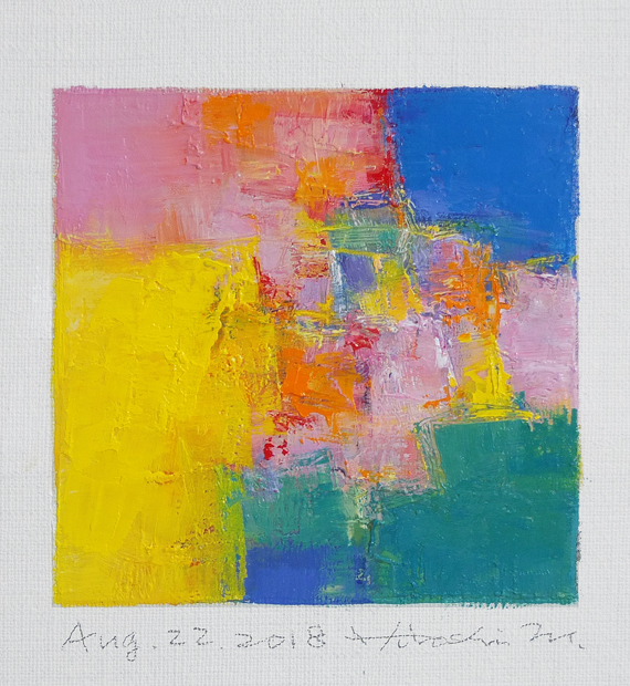hiroshi matsumoto 9x9 paintings