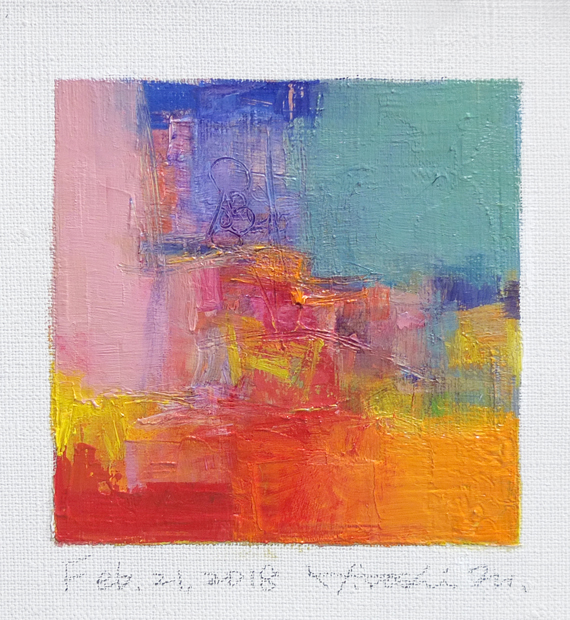 hiroshi matsumoto 9x9 paintings