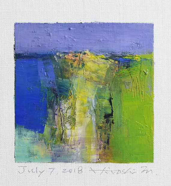 hiroshi matsumoto 9x9 paintings