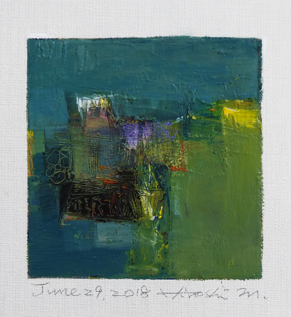 hiroshi matsumoto 9x9 paintings