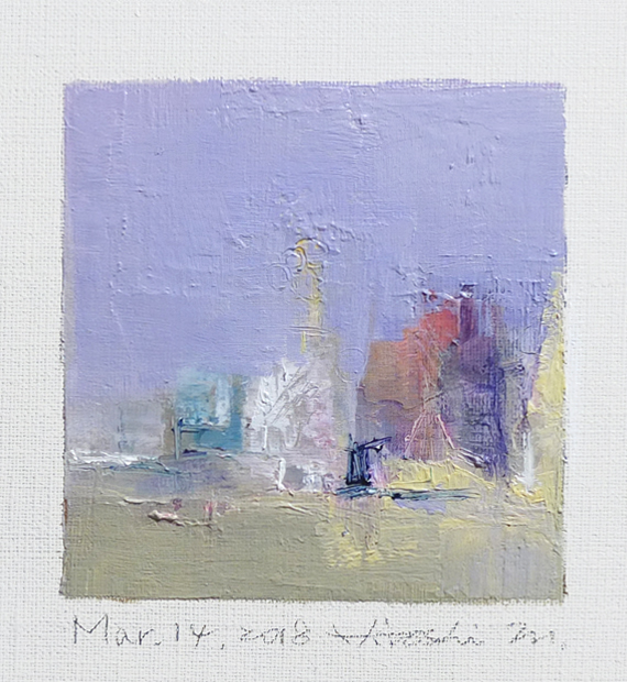 hiroshi matsumoto 9x9 paintings