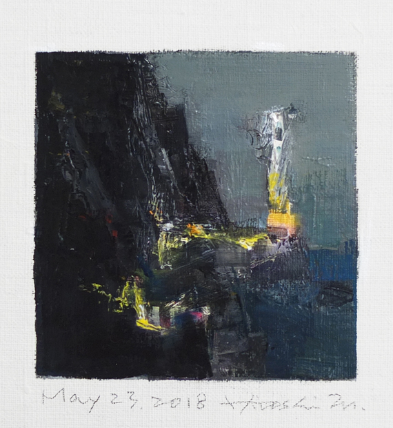hiroshi matsumoto 9x9 paintings