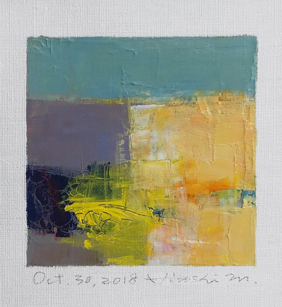 hiroshi matsumoto 9x9 paintings