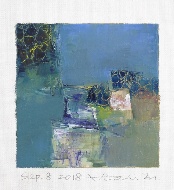 hiroshi matsumoto 9x9 paintings