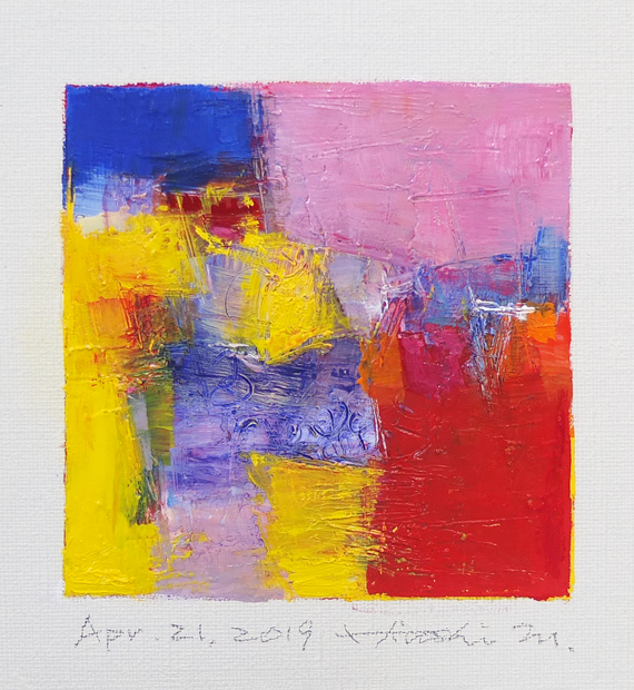 hiroshi matsumoto 9x9 paintings