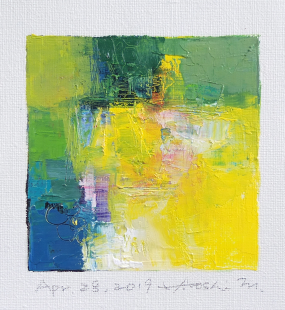hiroshi matsumoto 9x9 paintings