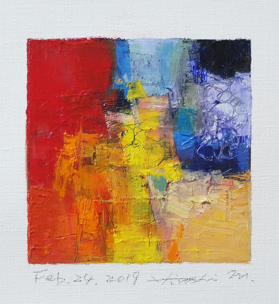 hiroshi matsumoto 9x9 paintings