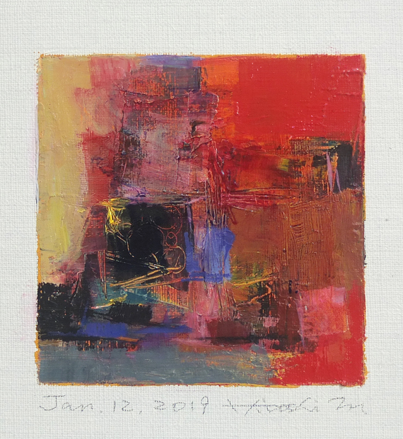 hiroshi matsumoto 9x9 paintings