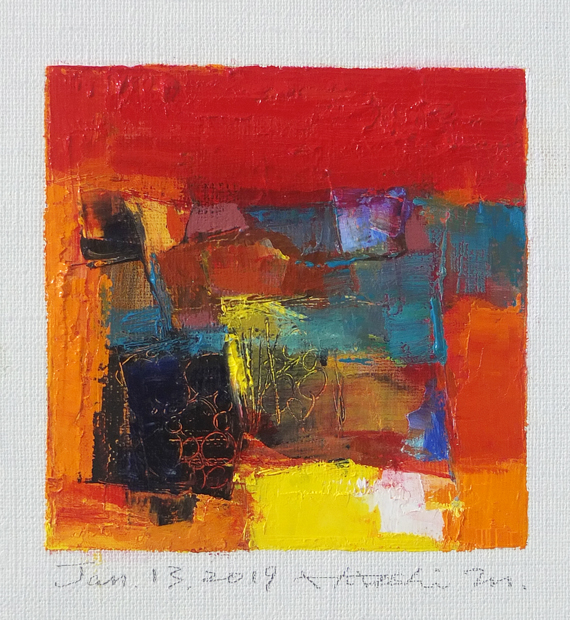 hiroshi matsumoto 9x9 paintings