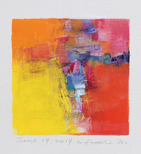 hiroshi matsumoto 9x9 paintings