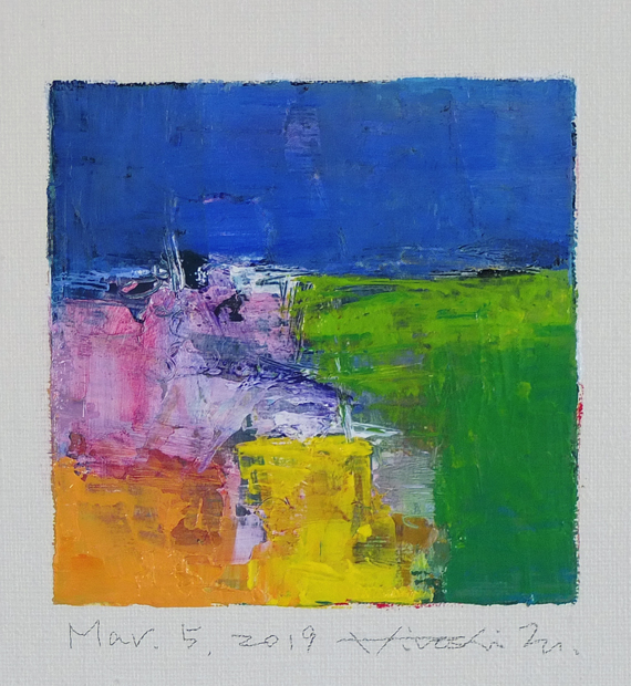 hiroshi matsumoto 9x9 paintings
