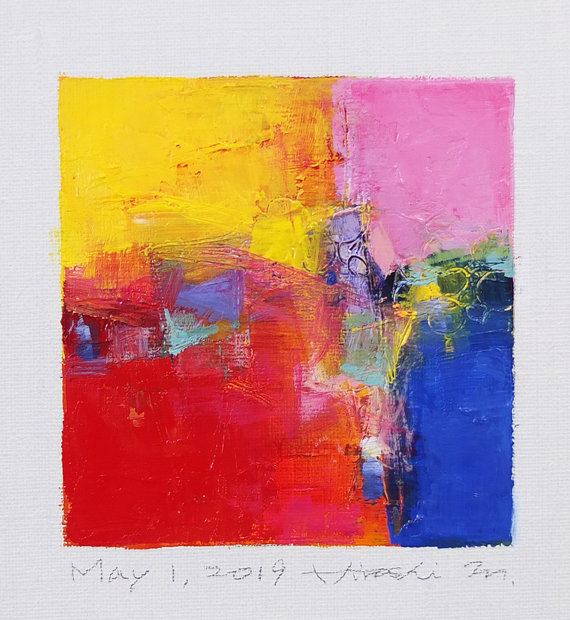 hiroshi matsumoto 9x9 paintings