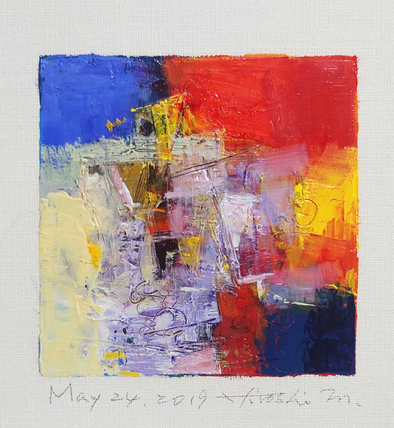 hiroshi matsumoto 9x9 paintings