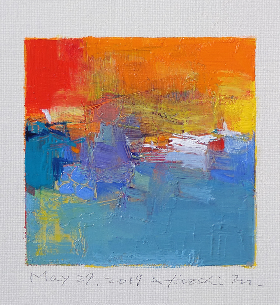 hiroshi matsumoto 9x9 paintings