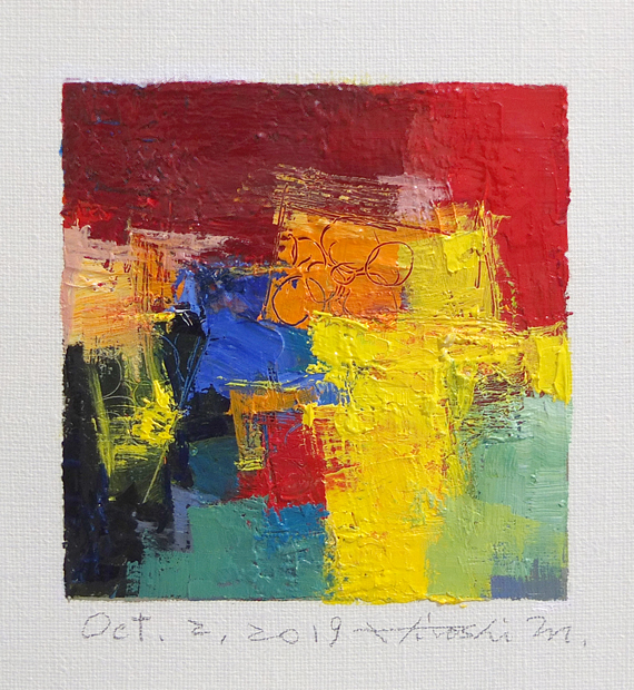 hiroshi matsumoto 9x9 paintings