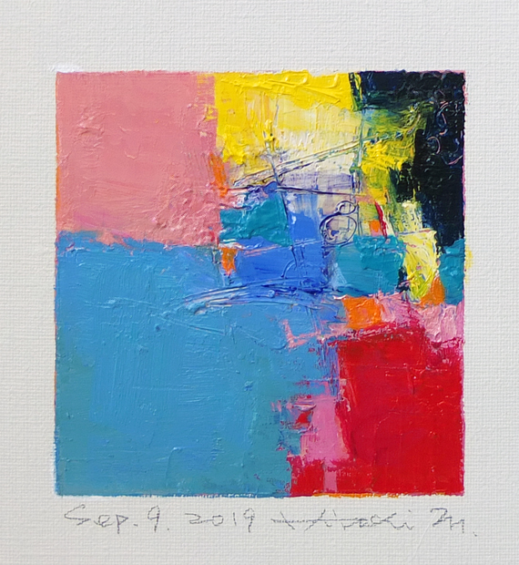 hiroshi matsumoto 9x9 paintings