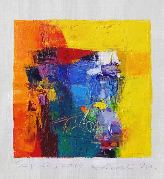 hiroshi matsumoto 9x9 paintings