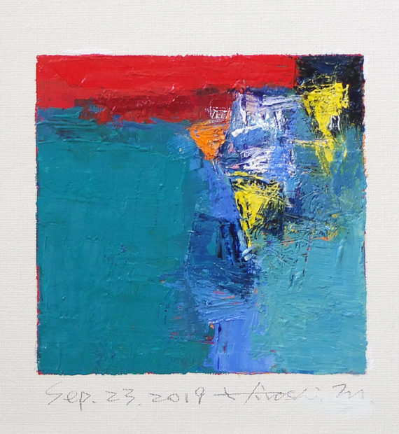 hiroshi matsumoto 9x9 paintings