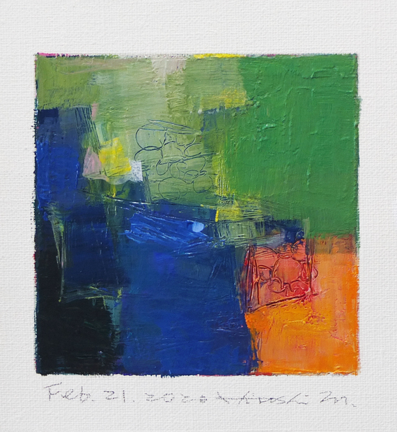 hiroshi matsumoto 9x9 paintings