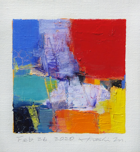 hiroshi matsumoto 9x9 paintings