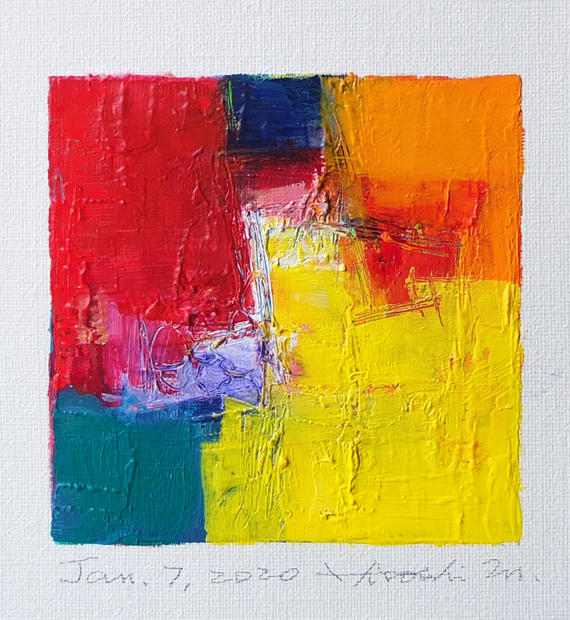 hiroshi matsumoto 9x9 paintings