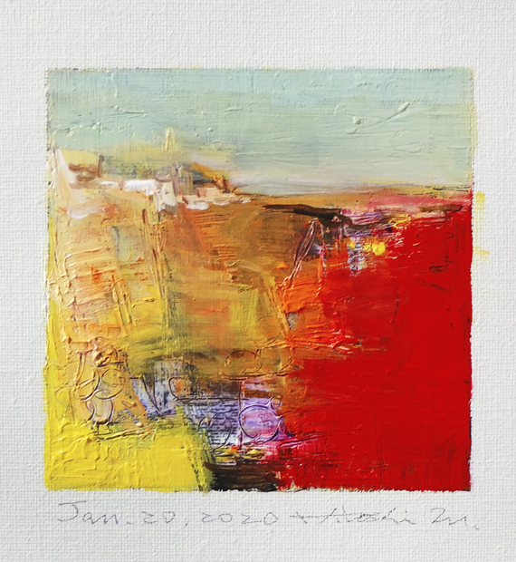 hiroshi matsumoto 9x9 paintings