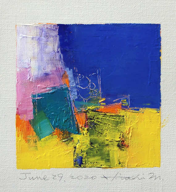 hiroshi matsumoto 9x9 paintings