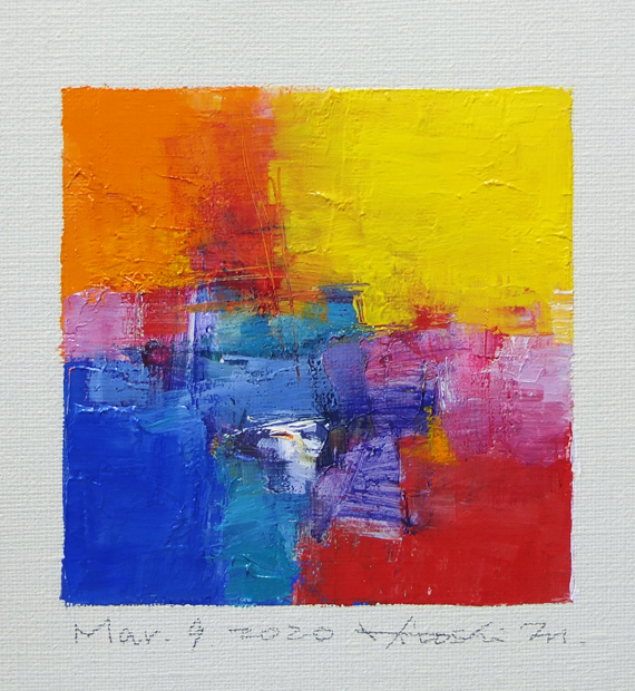 hiroshi matsumoto 9x9 paintings