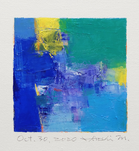 hiroshi matsumoto 9x9 paintings
