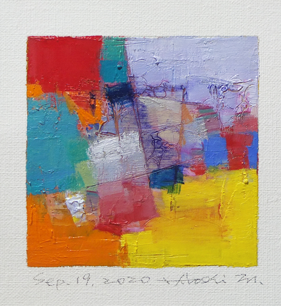 hiroshi matsumoto 9x9 paintings